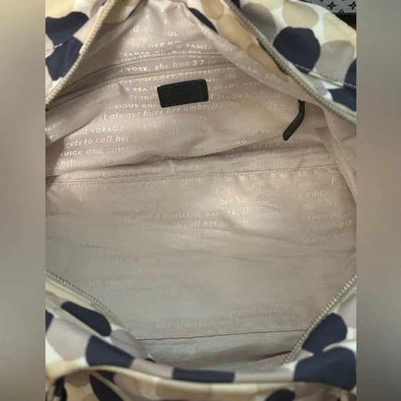 Kate Spade Black and Cream Polka Dot Shoulder Bag - Picture 11 of 12